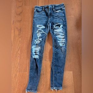american eagle high rise jeans